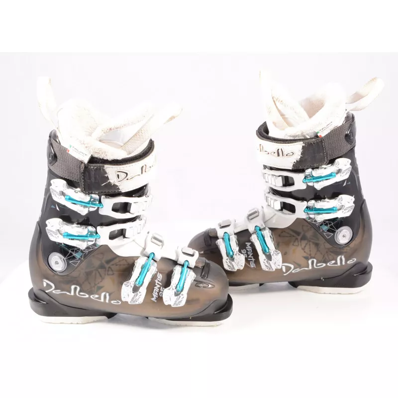 Dames Skischoenen DALBELLO MANTIS 95, BLACK/white, Micro, Macro, THERMO Insulation ( EENMAAL Gebruikt ) - Afbeelding 2