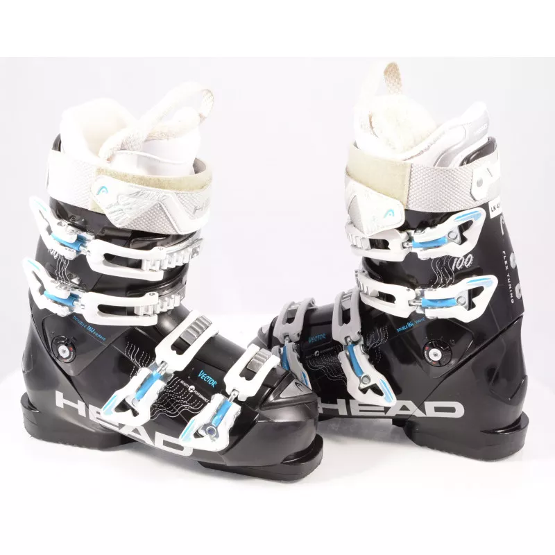 Dames Skischoenen HEAD VECTOR 100 MYA, Double INJ Frame, Flex Tuning, Canting, Micro, Super Macro ( TOP Staat )