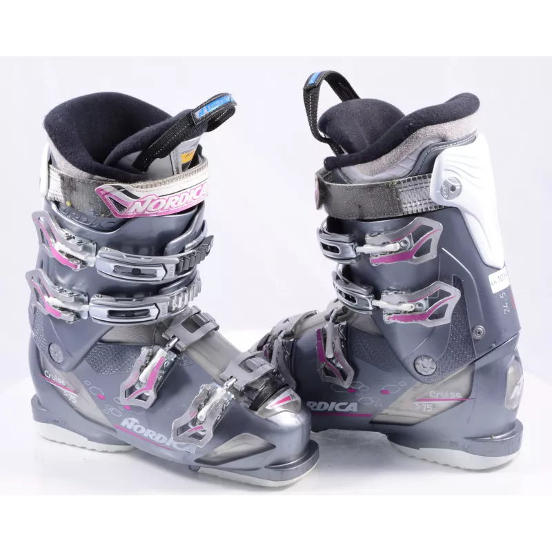 Dames Skischoenen NORDICA CRUISE S 75 W, Adjustable Cuff Profile, Comfort Fit, Micro, Grey