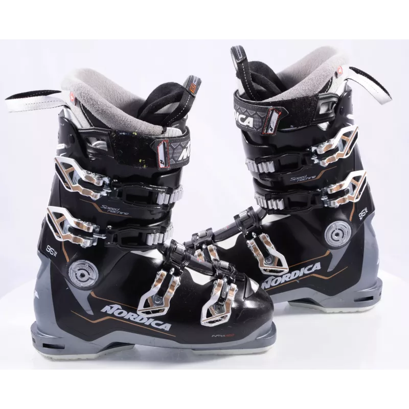 Dames Skischoenen NORDICA SPEEDMACHINE 95 W X 2021, Grip Walk, Tri-force Shell, 3D Cork Fit Liner, Black/white - Afbeelding 2