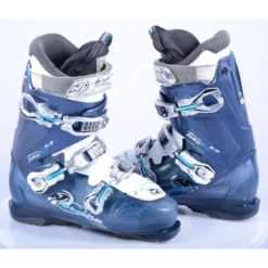 Dames Skischoenen NORDICA TRANSFIRE R3R W, Blue/white, Antibacterial, Comfort Fit, Canting ( TOP Staat )