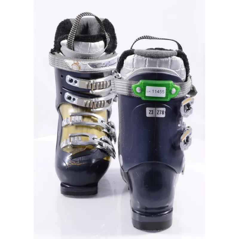 Dames Skischoenen SALOMON DIVINE 770, Extended Lever, Micro, Macro, Canting, Black/gold - Afbeelding 4