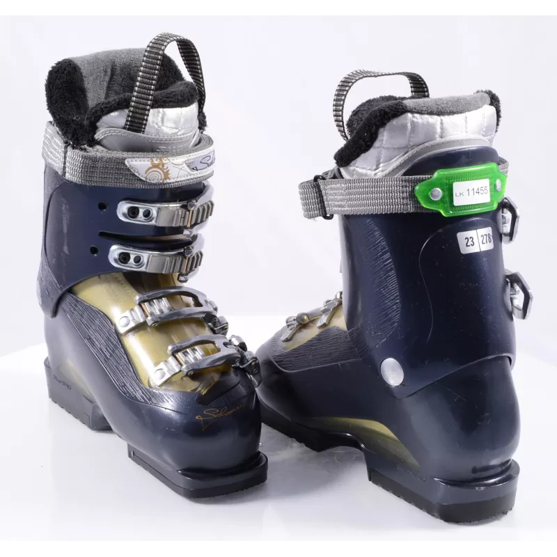 Dames Skischoenen SALOMON DIVINE 770, Extended Lever, Micro, Macro, Canting, Black/gold - Afbeelding 5
