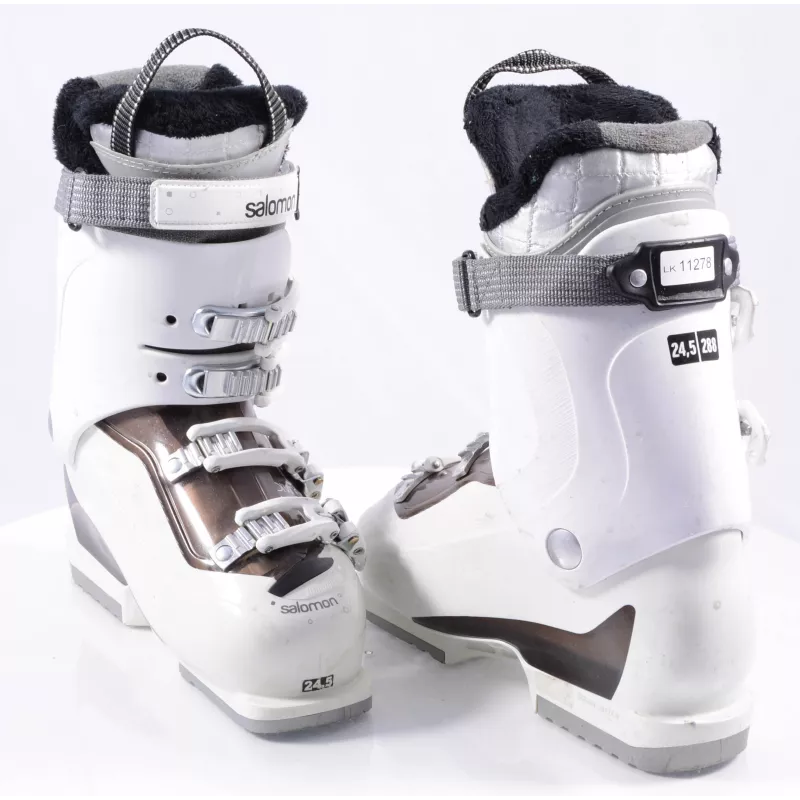 Dames Skischoenen SALOMON DIVINE 770, Extended Lever, Micro, Macro, White/transparent Brown - Afbeelding 5