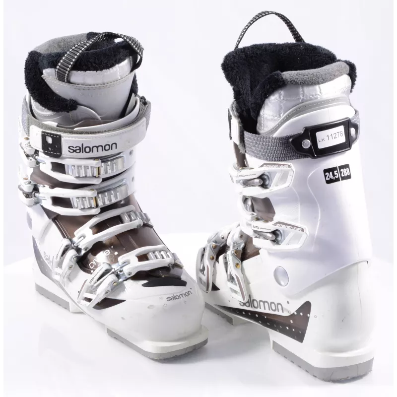 Dames Skischoenen SALOMON DIVINE 770, Extended Lever, Micro, Macro, White/transparent Brown - Afbeelding 7