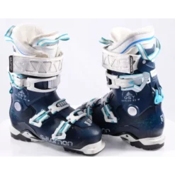 Dames Skischoenen SALOMON QST ACCESS 80 W 2019, SKI/WALK, Ratchet Buckle, Micro, Dark Blue/white