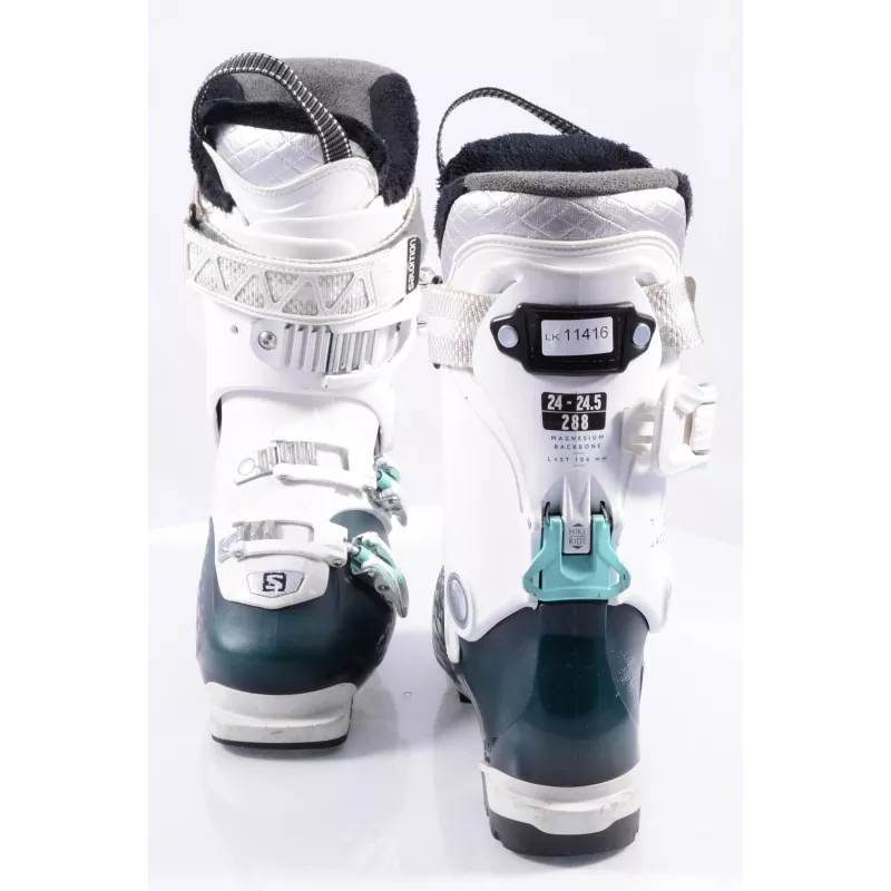 Dames Skischoenen SALOMON QST QUEST ACCESS R70 W 2019, Hike & Ride, SKI/WALK, Macro, Blue/white - Afbeelding 4