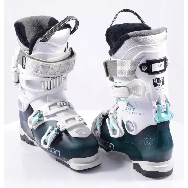 Dames Skischoenen SALOMON QST QUEST ACCESS R70 W 2019, Hike & Ride, SKI/WALK, Macro, Blue/white - Afbeelding 7