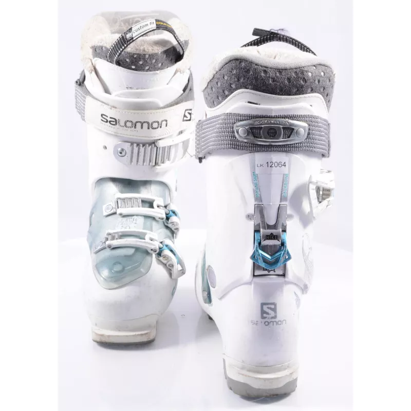 Dames Skischoenen SALOMON QUEST ACCESS 50 W, SKI/WALK, Oversized Lever, My Custom Fit, Micro, White/blue - Afbeelding 4