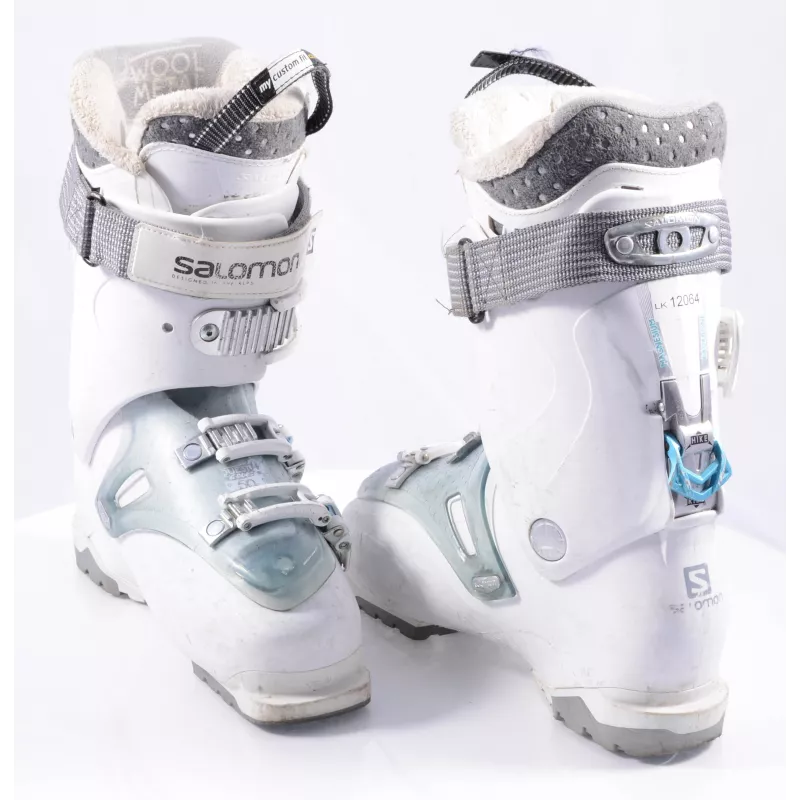 Dames Skischoenen SALOMON QUEST ACCESS 50 W, SKI/WALK, Oversized Lever, My Custom Fit, Micro, White/blue - Afbeelding 5