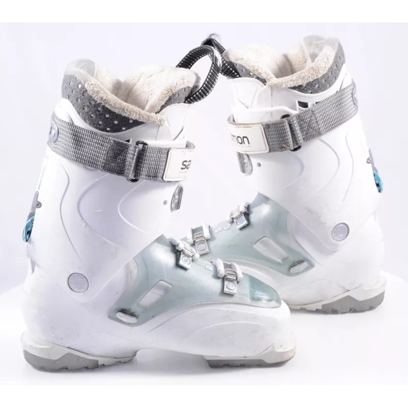 Dames Skischoenen SALOMON QUEST ACCESS 50 W, SKI/WALK, Oversized Lever, My Custom Fit, Micro, White/blue - Afbeelding 6