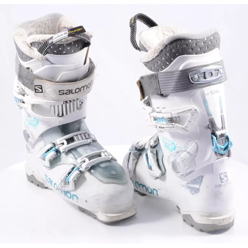 Dames Skischoenen SALOMON QUEST ACCESS 50 W, SKI/WALK, Oversized Lever, My Custom Fit, Micro, White/blue - Afbeelding 7