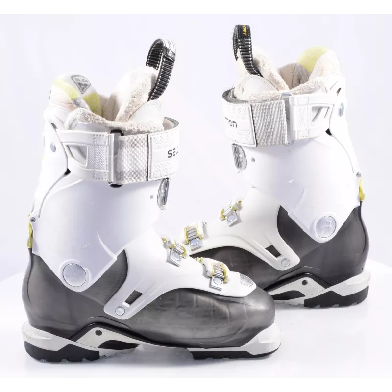 Dames Skischoenen SALOMON QUEST ACCESS 80 W, SKI/WALK, Magnesium Backbone, Micro, Grey/white/yellow ( TOP Staat ) - Afbeelding 6