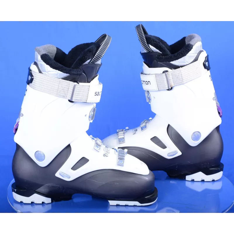 Dames Skischoenen SALOMON QUEST ACCESS R70 W, SKI/WALK, Ratchet Buckle, Black/purple - Afbeelding 5