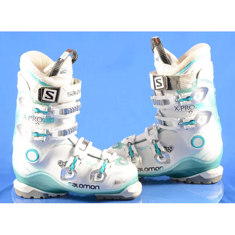 Dames Skischoenen SALOMON X PRO 90 W, MY CUSTOM FIT 3D, CUSTOM Shell, OVERSIZED Pivot ( TOP Staat ) - Afbeelding 2