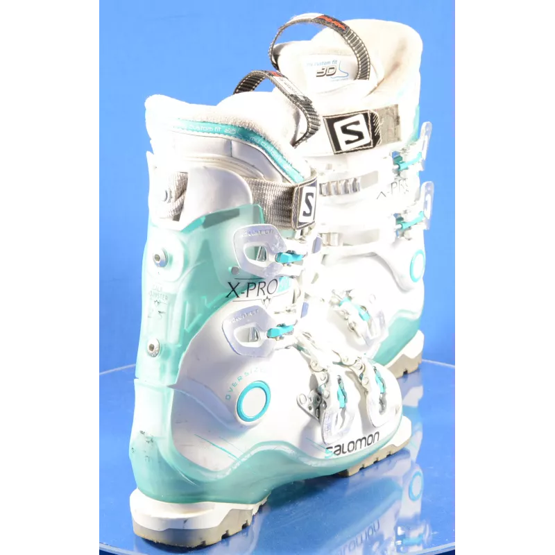 Dames Skischoenen SALOMON X PRO 90 W, MY CUSTOM FIT 3D, CUSTOM Shell, OVERSIZED Pivot ( TOP Staat ) - Afbeelding 3