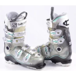 Dames Skischoenen SALOMON X-PRO R70 W, Micro, Macro, Canting, Trans/grey ( TOP Staat )