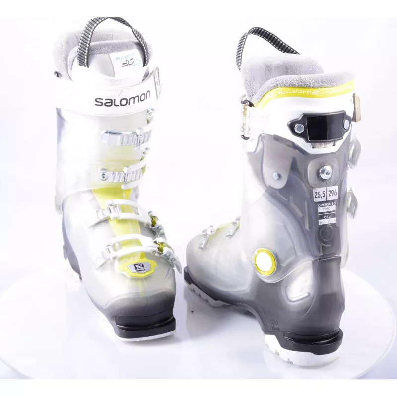 Dames Skischoenen SALOMON X PRO R80 W, Transp/yellow, CALF Adj., MY CUSTOM FIT 3D, Micro, Macro ( TOP Staat ) - Afbeelding 4