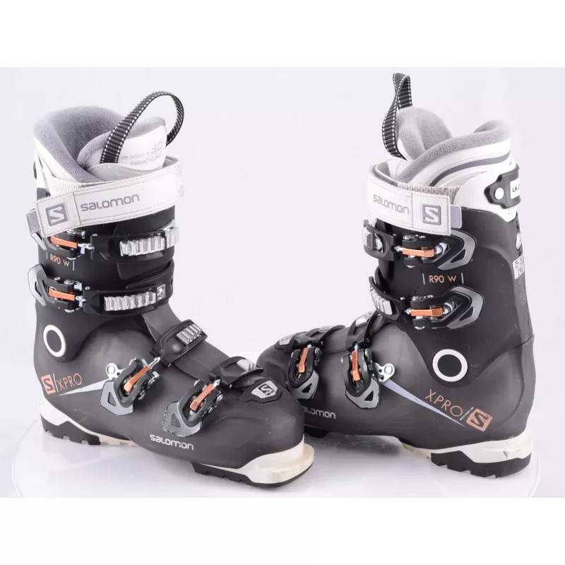 Dames Skischoenen SALOMON X PRO R90 W 2019, CUSTOM SHELL, OVERSIZED PIVOT, MY CUSTOM FIT 3D ( TOP Staat )