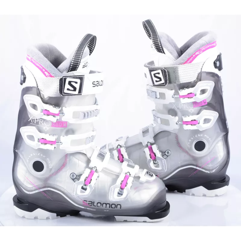 Dames Skischoenen SALOMON X-PRO W R80 Transp/cykl, Oversized Pivot, My Custom Fit 3D, Micro, Macro - Afbeelding 2