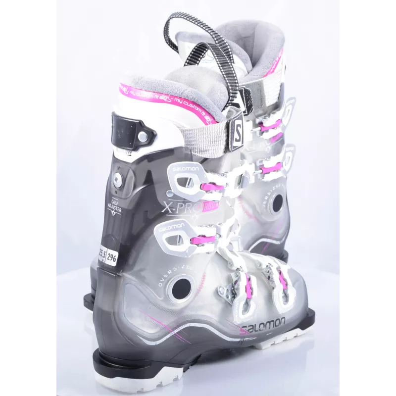 Dames Skischoenen SALOMON X-PRO W R80 Transp/cykl, Oversized Pivot, My Custom Fit 3D, Micro, Macro - Afbeelding 3