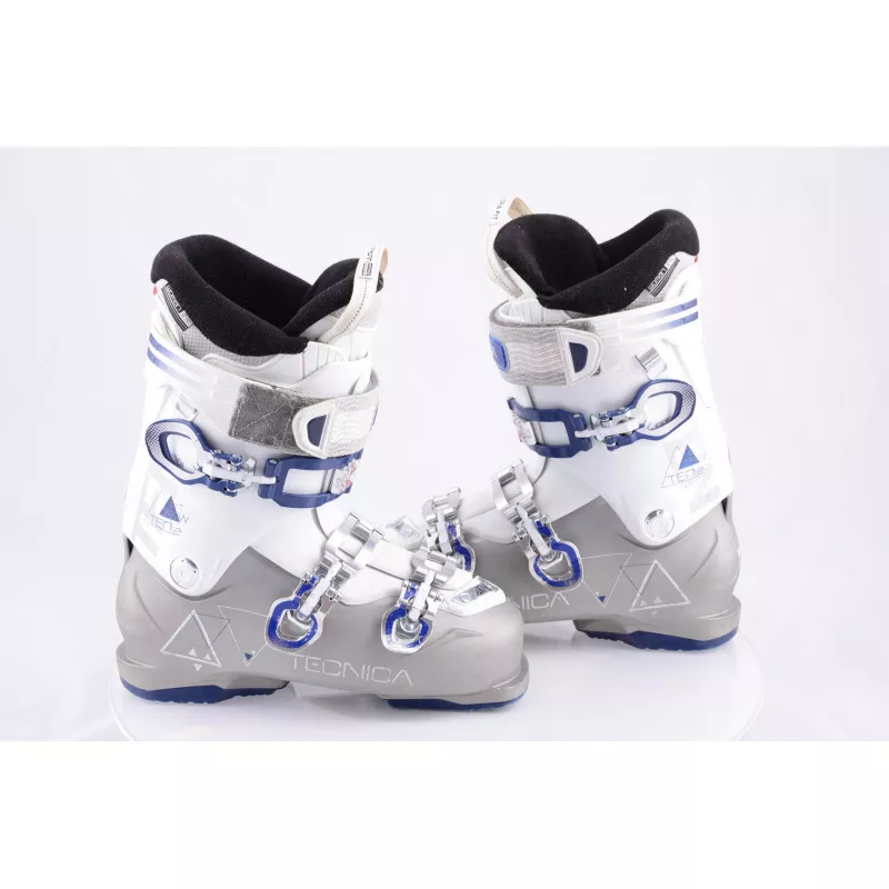Dames Skischoenen TECNICA TEN.2 75 W GREY/white, Aluminium, Adjust SKI, WOMEN Fit, QUADRA Tech - Afbeelding 2