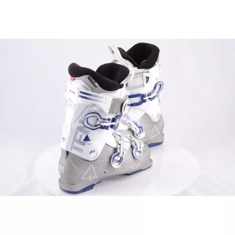 Dames Skischoenen TECNICA TEN.2 75 W GREY/white, Aluminium, Adjust SKI, WOMEN Fit, QUADRA Tech - Afbeelding 3