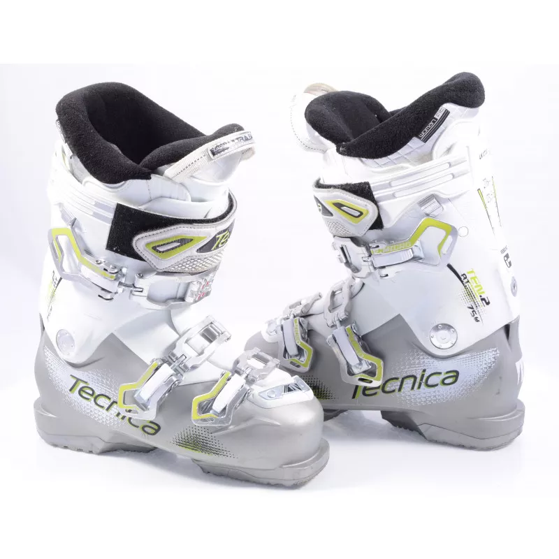 Dames Skischoenen TECNICA TEN.2 75 W Grey/white, ULTRA Fit, WOMAN Fit, REBOUND, Adjust SKI, QUADRA Tech