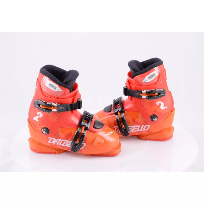Kinder Skischoenen DALBELLO CR 2, 1 Ratchet Buckle, ORANGE/red ( TOP Staat ) - Afbeelding 2
