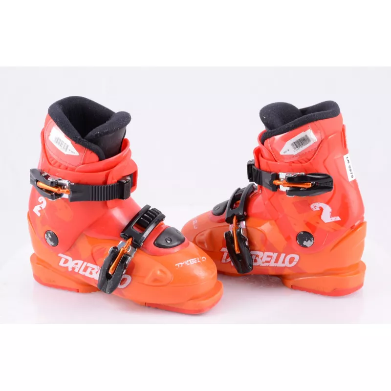 Kinder Skischoenen DALBELLO CR 2, 1 Ratchet Buckle, ORANGE/red ( TOP Staat )