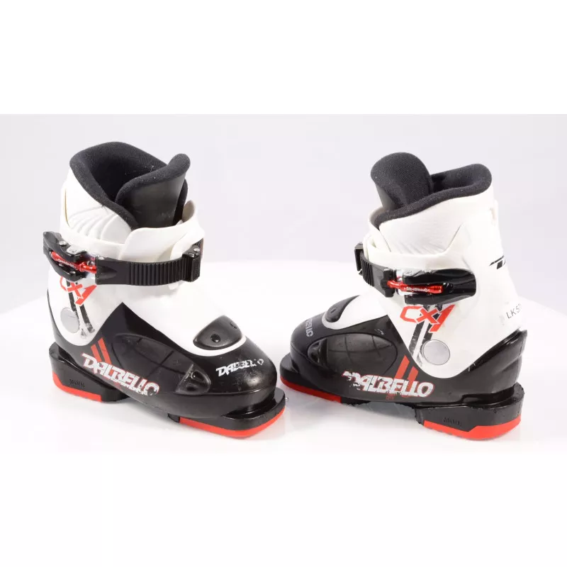 Kinder Skischoenen DALBELLO CX 1, Black/white, Ratchet Buckle ( TOP Staat )
