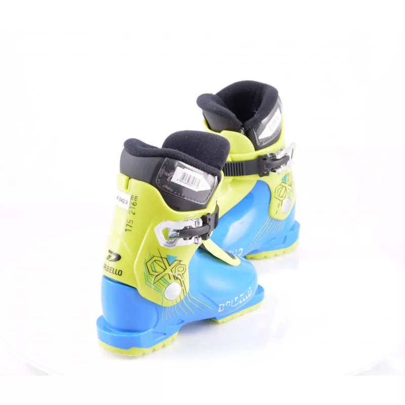 Kinder Skischoenen DALBELLO CXR 1, 2019 Ratchet Buckle, BLUE/yellow ( TOP Staat ) - Afbeelding 3