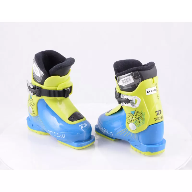 Kinder Skischoenen DALBELLO CXR 1, 2019 Ratchet Buckle, BLUE/yellow ( TOP Staat ) - Afbeelding 4