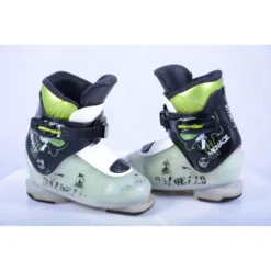 Kinder Skischoenen DALBELLO MENACE 1, Ratchet Buckle, Transparent Green/black