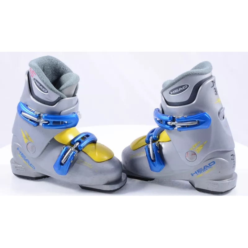 Kinder Skischoenen HEAD CARVE X2, GREY/blue