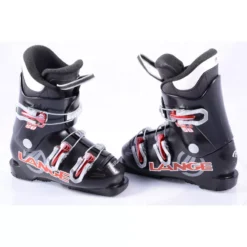 Kinder Skischoenen LANGE RSJ 50 Black/red, Macro