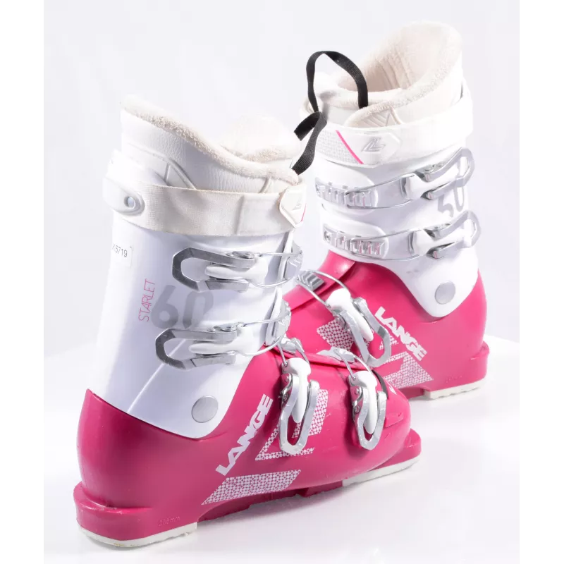 Kinder Skischoenen LANGE STARLET RSJ 60, 2019, WHITE/pink ( TOP Staat ) - Afbeelding 3