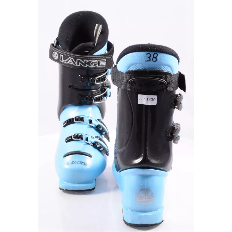 Kinder Skischoenen LANGE TEAM 8, RATCHET BUCKLE, BLUE - Afbeelding 4