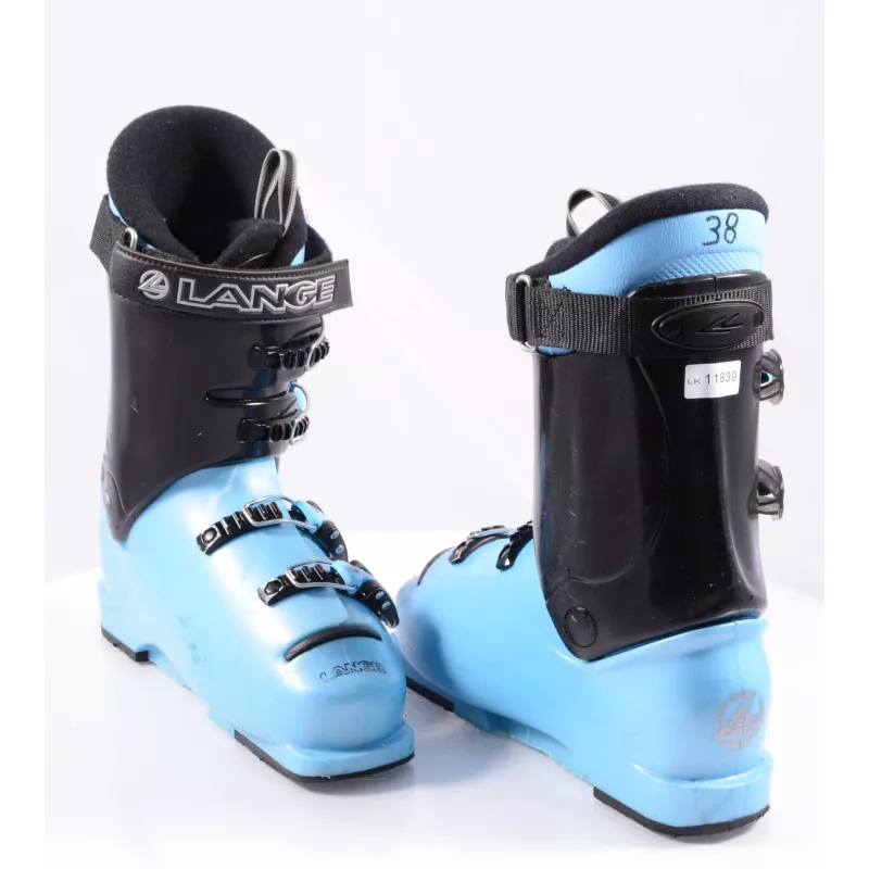 Kinder Skischoenen LANGE TEAM 8, RATCHET BUCKLE, BLUE - Afbeelding 5