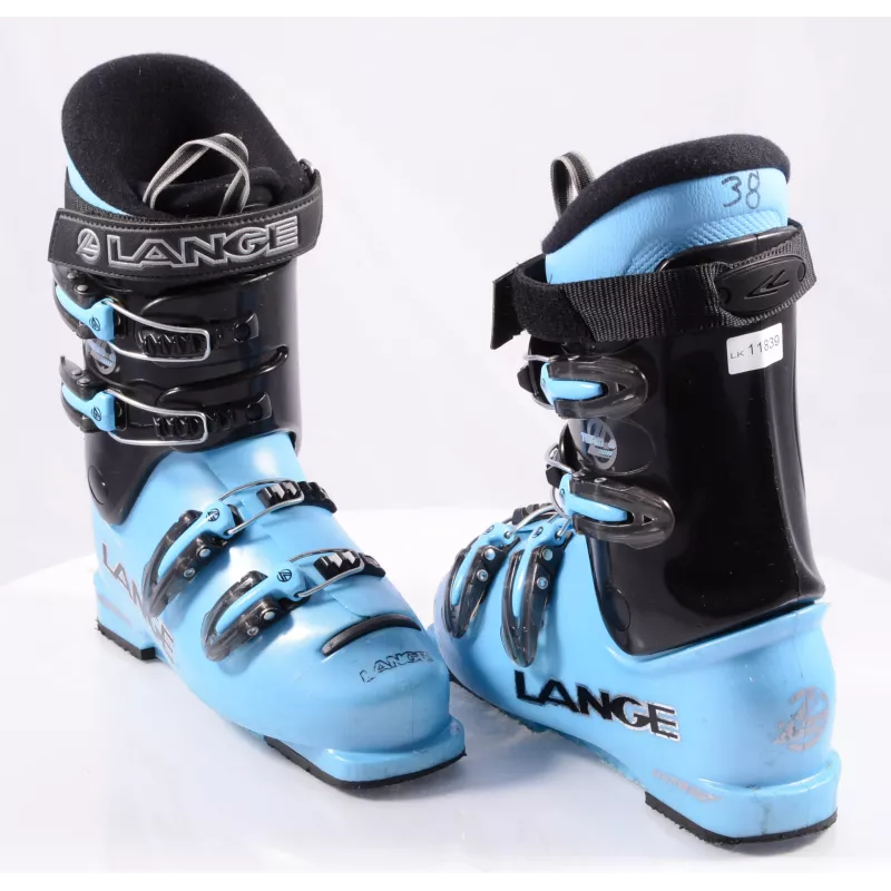 Kinder Skischoenen LANGE TEAM 8, RATCHET BUCKLE, BLUE - Afbeelding 7