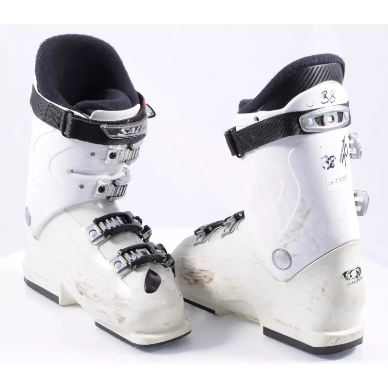 Kinder Skischoenen SALOMON IMPACT JR, Energyzer 70, 3D Buckle, White - Afbeelding 5