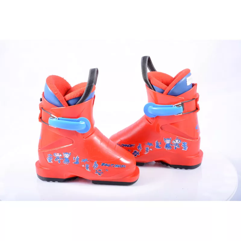 Kinder Skischoenen SALOMON T1 Red, TELETABIZ ( TOP Staat ) - Afbeelding 3