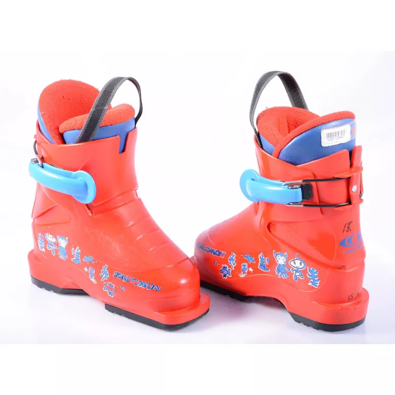 Kinder Skischoenen SALOMON T1 Red, TELETABIZ ( TOP Staat )
