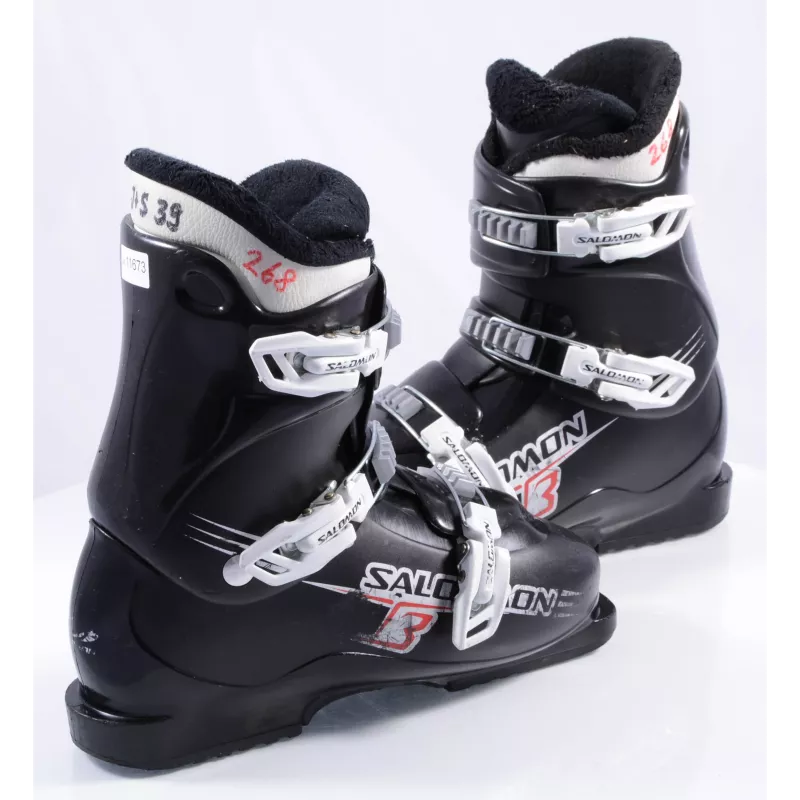 Kinder Skischoenen SALOMON T3, BLACK - Afbeelding 3