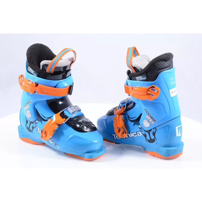 Kinder Skischoenen TECNICA COCHISE JTR 2, Ratchet Buckle, BLUE/orange