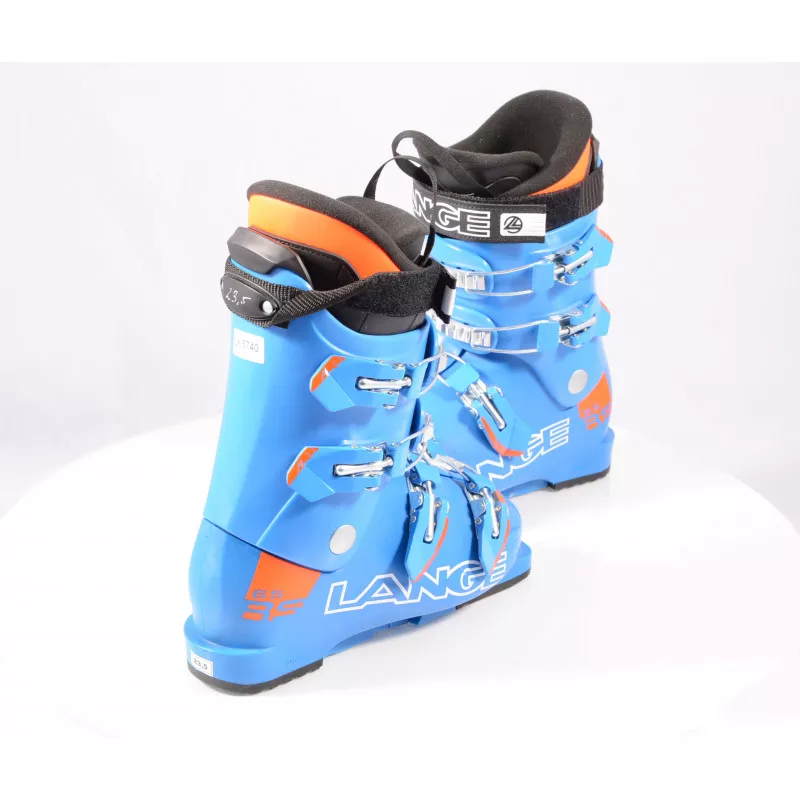 Nieuwe Kinder Skischoenen LANGE RS 65 RACE Blue/orange ( NIEUW ) - Afbeelding 3