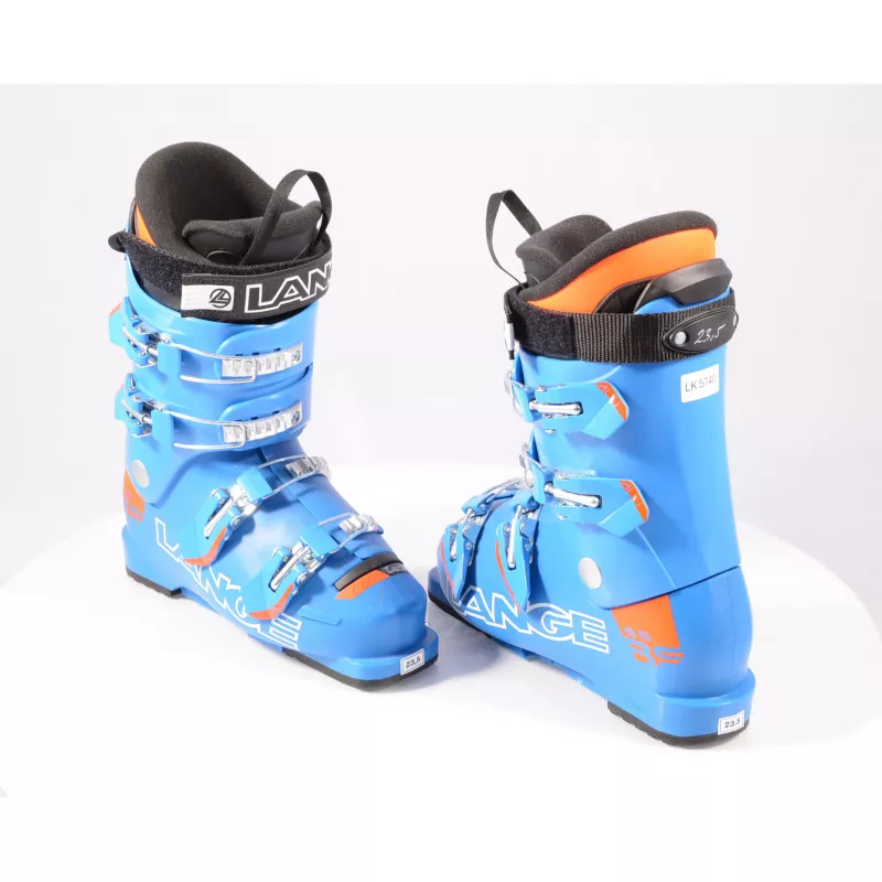 Nieuwe Kinder Skischoenen LANGE RS 65 RACE Blue/orange ( NIEUW ) - Afbeelding 5