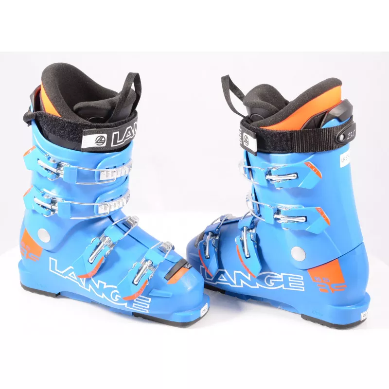 Nieuwe Kinder Skischoenen LANGE RS 65 RACE Blue/orange ( NIEUW )