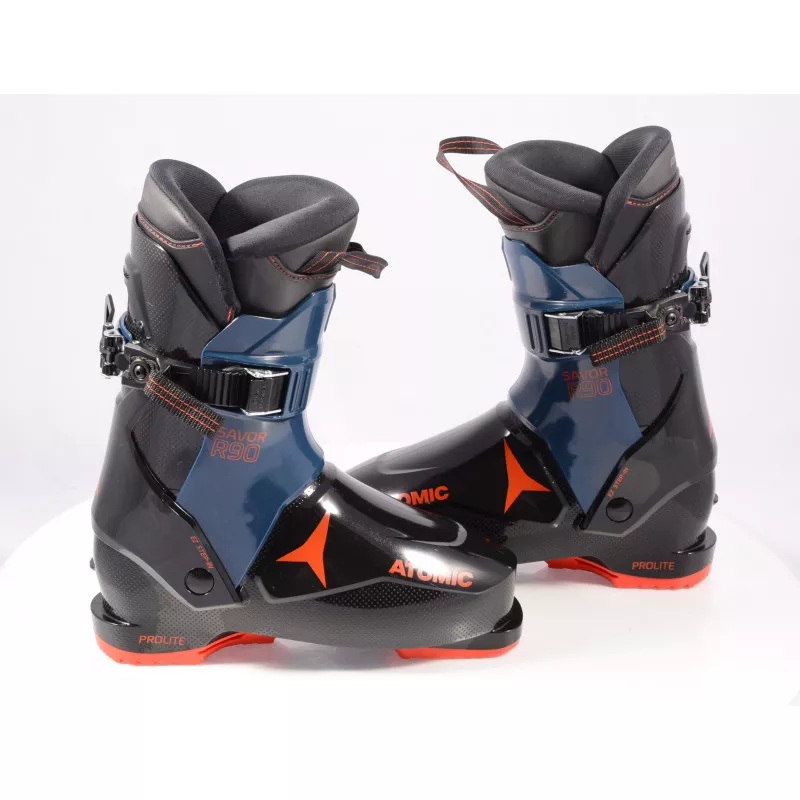 Nieuwe Skischoenen ATOMIC SAVOR R90 PROLITE 2020, Atomic Silver, EZ Step-in, Energy Backbone, Ratchet Buckle ( NIEUW ) - Afbeelding 2