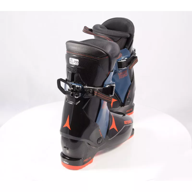 Nieuwe Skischoenen ATOMIC SAVOR R90 PROLITE 2020, Atomic Silver, EZ Step-in, Energy Backbone, Ratchet Buckle ( NIEUW ) - Afbeelding 3
